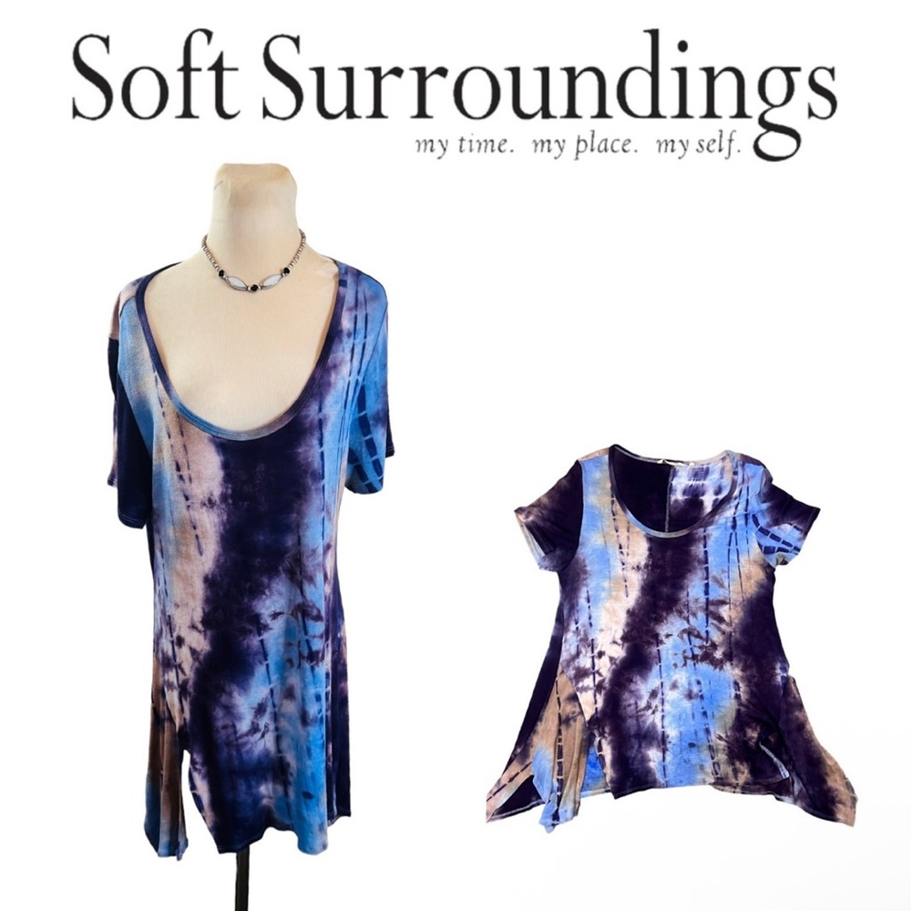 Soft Surroundings 
Asymmetrical Tunic Top Dress